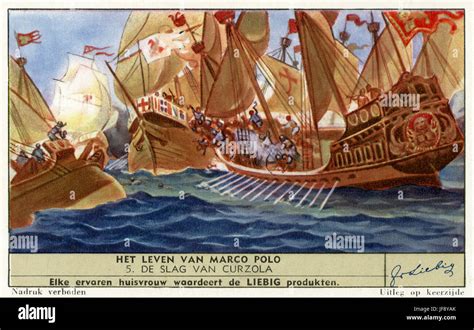 Marco Polo (1254 – 8 January 1324), Venetian explorer. Battle of ...