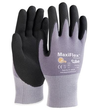 Protective Industrial Products 34-874/M MaxiFlex Ultimate 15GA Black ...
