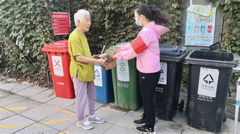我校组织开展“社区垃圾要分类”志愿服务活动-团委