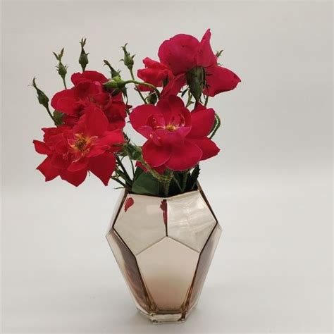 中国红陶瓷花瓶 手绘陶瓷小花瓶 厂家直销