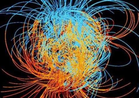 地球周围充满了强大的磁场，地球外面的磁场范围可达几千公里
