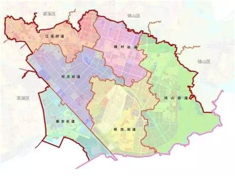 无锡区域划分图2020,无锡区域划分图,无锡区域划分图2019_大山谷图库