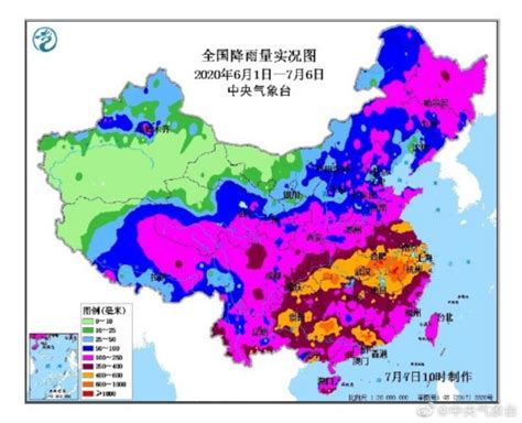 6月以来，长江流域累计降雨量为近60年以来第二高_荔枝网新闻