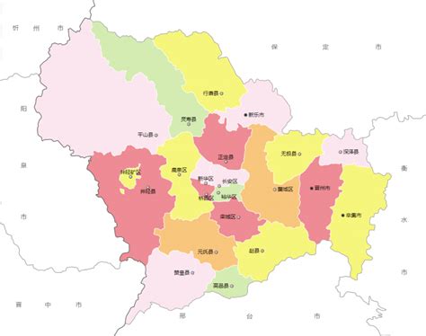 石家庄市行政区划地图表 石家庄市辖8个区/11个县/3个县级市_房家网