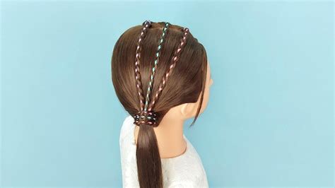 一款精致唯美的儿童彩带编发发型 给女儿这样扎尽显美丽大方_腾讯视频