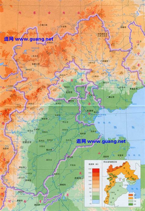 河北省地图 - 河北省卫星地图 - 河北省高清航拍地图
