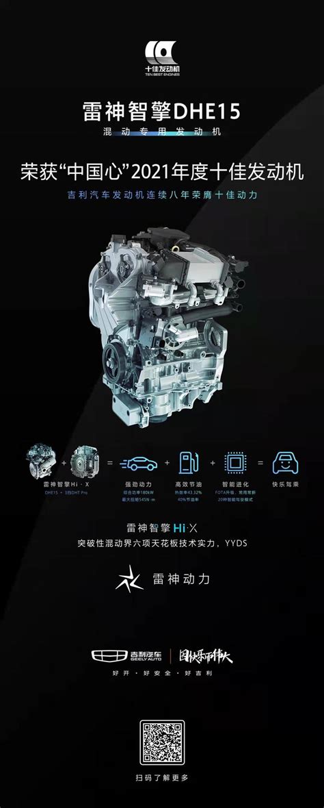 热效率43.32%/3挡DHT Pro 吉利正式发布雷神动力品牌及雷神智擎Hi·X混动系统_搜狐汽车_搜狐网