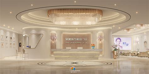 2000㎡整形美容门诊，简约设计打造浪漫质感|空间|室内设计|上海霍思医疗设计 - 原创作品 - 站酷 (ZCOOL)