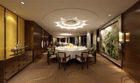 餐厅包间-建筑可视化-效果图-北京阿尔法视觉科技有限公司