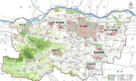 郑州市区9区划分图,二七区最新地图,郑州市区_大山谷图库