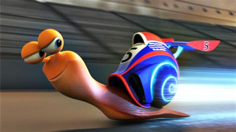 蜗牛意外获得超能力 成为蜗牛版闪电侠 竟然参加F1大赛