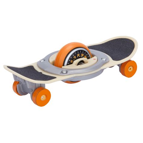 Скейт за Каскади GX Gyro Skate 390445 3-32, 2 части, Черен/Оранжев, 10 ...