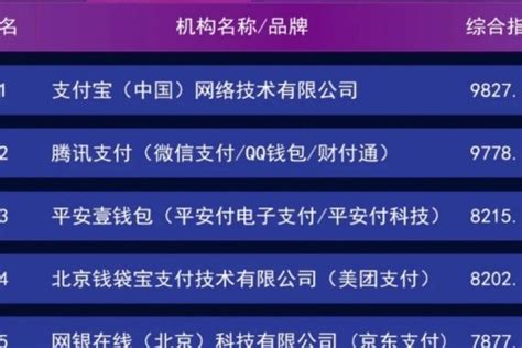 2021年中国移动支付十强榜公布 平安壹钱包位列TOP3_凤凰网