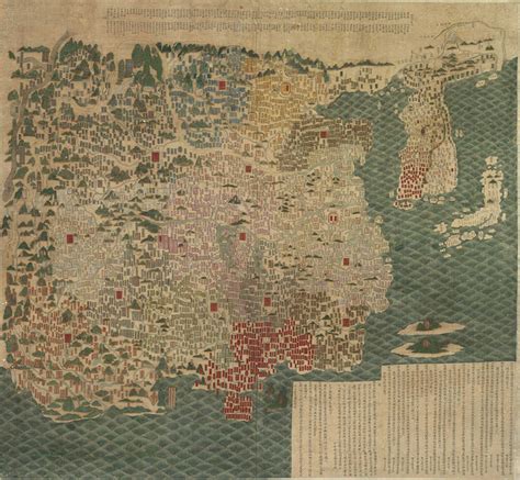 1594年明天下舆地图_地图114网