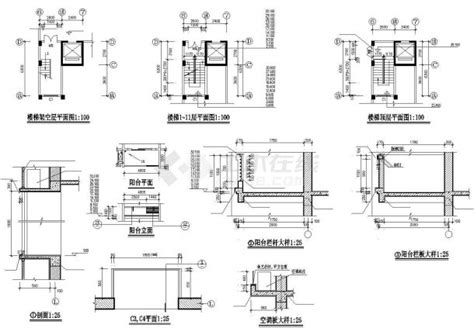 宿州某办公楼给排水平面CAD设计详图_室内节点图块_土木在线