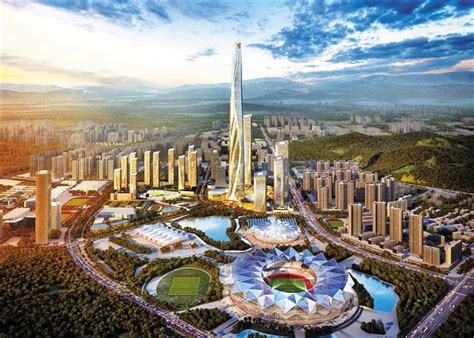龙岗区大运中心（2020.4）-深圳市档案馆