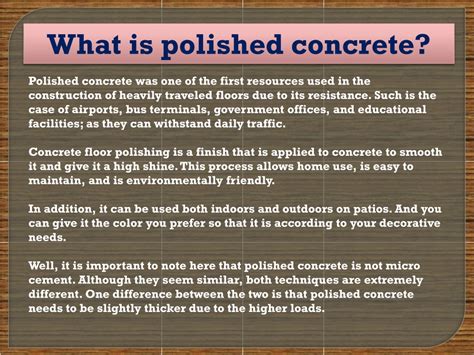 PPT - Polished Concrete The Best Option For Floors PowerPoint Presentation - ID:11561483