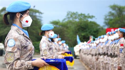 组图：济南军区首批驻南苏丹维和步兵营受表彰