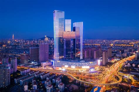 全球最高的三塔连体建筑_南京金鹰世界设计-建筑方案-筑龙建筑设计论坛