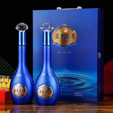 52度蓝色经典海之蓝(480ml) - 美酒在线