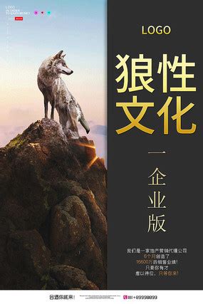 狼文化海报_狼文化海报图片_狼文化海报设计模板_红动中国