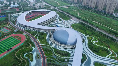 【摄影报道】甘肃平凉体育运动公园正式开放