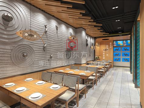 广东鱼锅餐厅设计 渔村文化和时尚的融合餐厅设计
