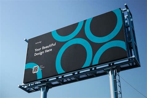 城市公路巨型广告牌设计样机 Billboard Mockup – 设计小咖