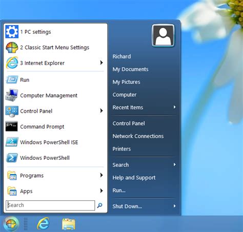 Bring Old Fashioned Start Menu And Start Button Back In Windows 8 - 4 ...