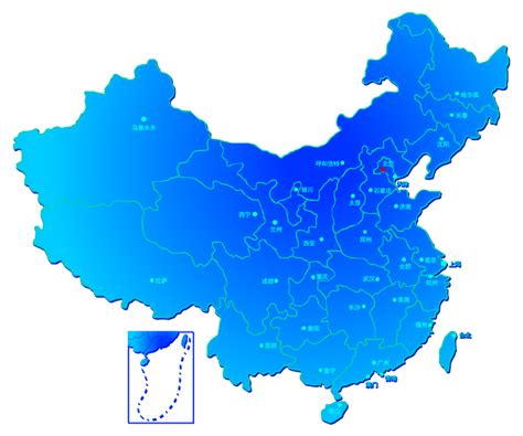 中国各省形状地图_word文档在线阅读与下载_无忧文档