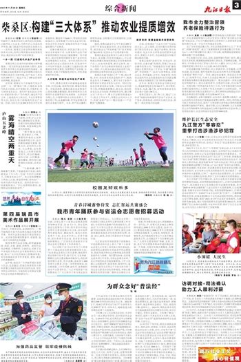 九江日报数字报-柴桑区:构建“三大体系” 推动农业提质增效