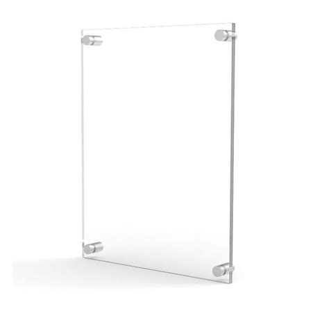 Fixturedisplays® Clear Sign Name Holder Plexiglass 11X17 17X11 ...