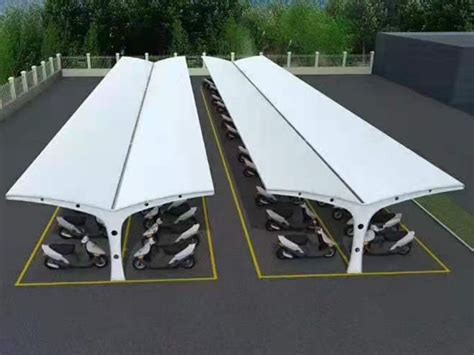 膜结构车棚6-湖南上升钢膜结构工程有限公司