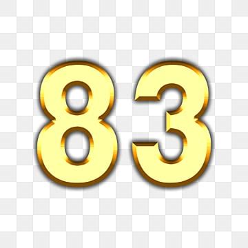 number, 83, in a circle round stickers | Zazzle