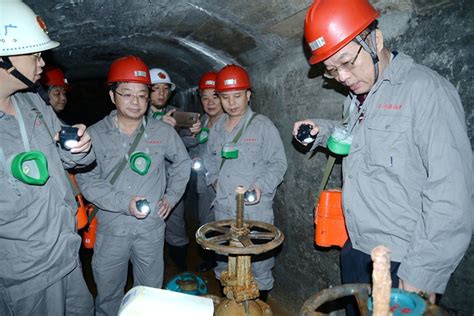省安监局领导到玉水矿进行安全执法检查