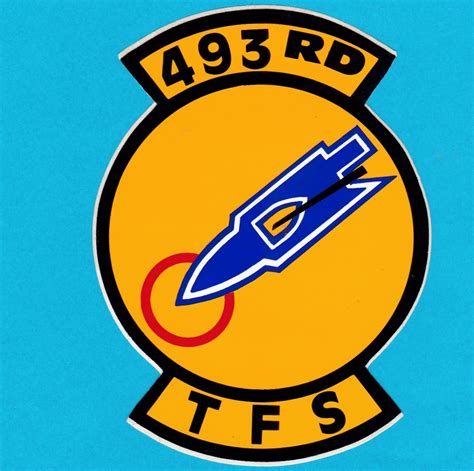 493.TFS, 493.Tactical Fighter Squadron, US Air Force, Aufkleber ...