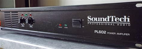 SoundTech Professional Audio PL602 Soundtech PL602 Power Amplifier.Studio racked | #1779041399