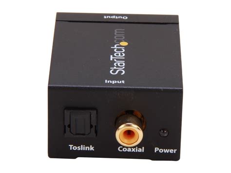 StarTech SPDIF Digital Coaxial Or Toslink Optical To Stereo RCA Audio ...