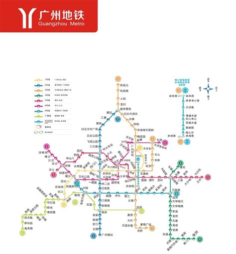 广州地铁线路图高清 - 随意云