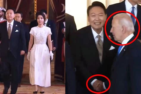 拜登为华人婚纱女王颁奖，搂住纤腰笑得灿烂，相差7岁却像两代人