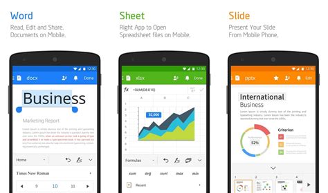 Turn Android into a mobile office - the best office suite apps to work ...