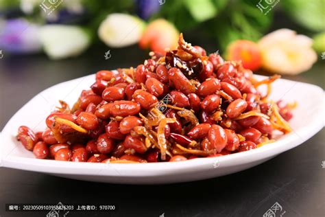 小鱼花生米,中国菜系,食品餐饮,摄影素材,汇图网www.huitu.com