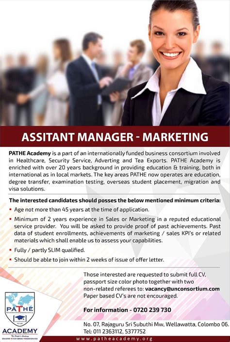 Assistant Manager Job Description [+2024 TEMPLATE]