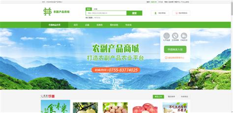 绿色蔬菜水果农产品企业网站模板网页UI素材免费下载(图片编号:3345585)-六图网