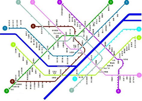 武汉轨道交通2号线是地铁吗？武汉有哪几条地铁哪几条轻轨，分别是怎样标识的？ 交通