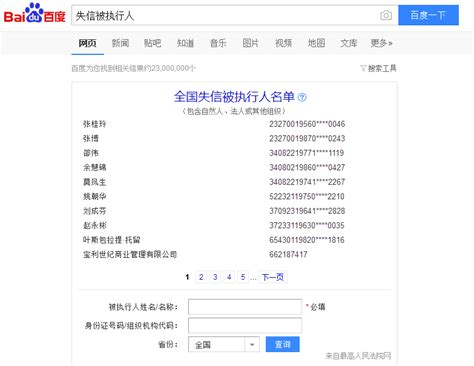 中国执行信息公开网信息查询（中国执行信息公开网信息查询入口） - 大财经