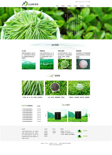 绿茶网站_子小语-站酷ZCOOL
