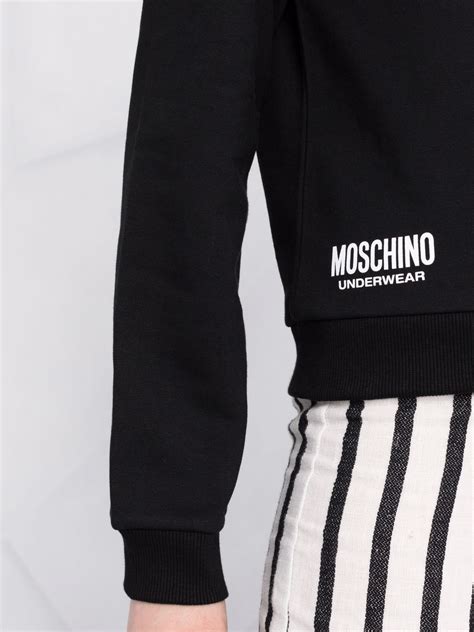 Moschino Graphic bear-print Sweatshirt - Farfetch