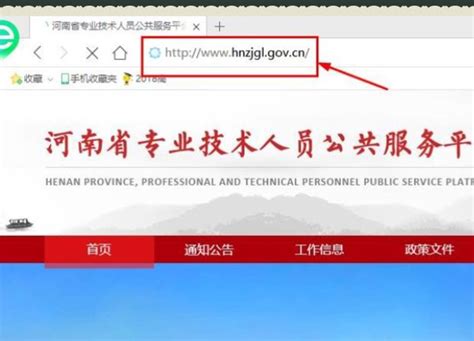 河南省专业技术人员公共服务平台 找到专业技术人员一行点击登录