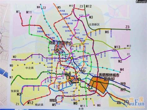 最新地铁规划Z1线津南新城有站(2)-富力又一城业主论坛- 天津房天下